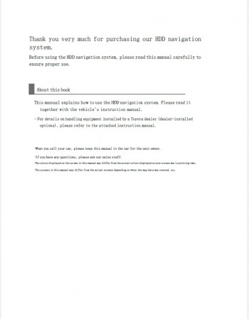 toyota harrier 20110 2011 & 2012 navigationinfotainment system manual